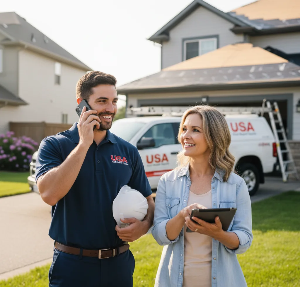 USA Roof Repair Experts customer support in Dunstable